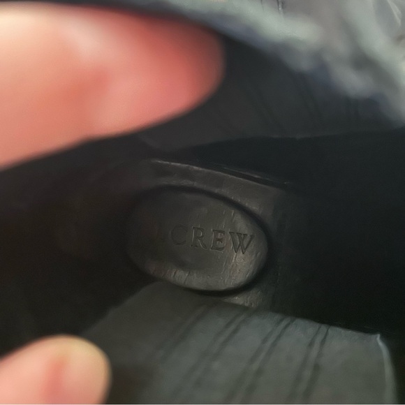 J. Crew Chelsea Boots Black Leather Pointed Toe Ankle Booties Sz 8.5 - Picture 12 of 13